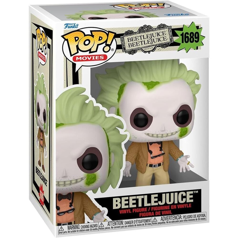 Funko Pop! Movies: Beetlejuice Beetlejuice – Beetlejuice #1689 With Protector